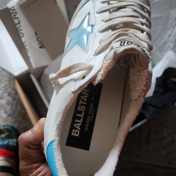 Golden Goose Ball Star Leather Sneakers - Picture 5 of 6